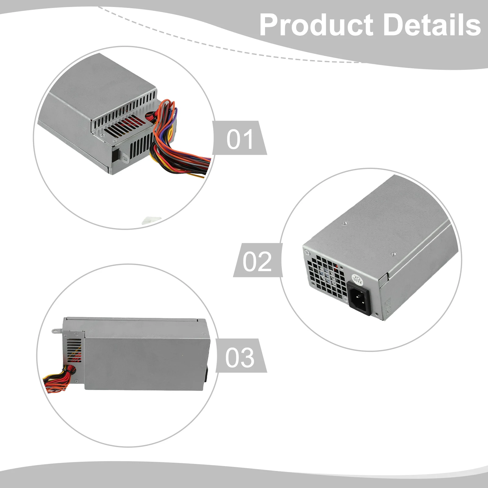1pc 220W 220V-240VSmallChassisPower Supply Computer PC Power Supply Component PS-5221-06 PS-5221-9 DPS-220UB-A CPB09-D220R