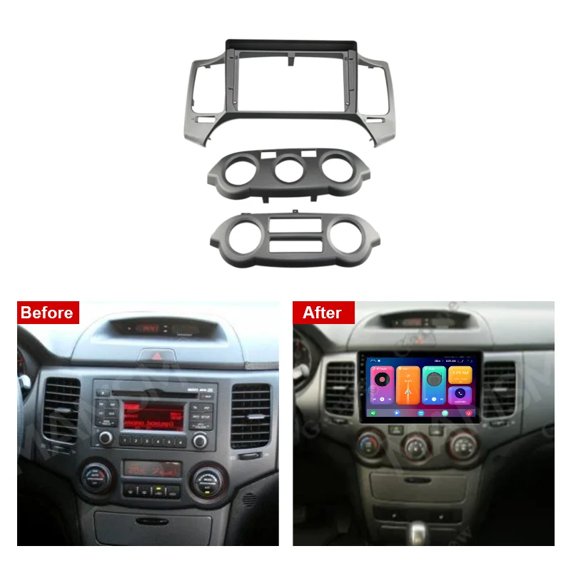 MAMSM 9 inch For Kia MAGENTIS OPTIMA 2005-2010 Auto Multimedia Android GPS MP4 Car Radio Fascia Stereo Frame Wiring Harness Kit