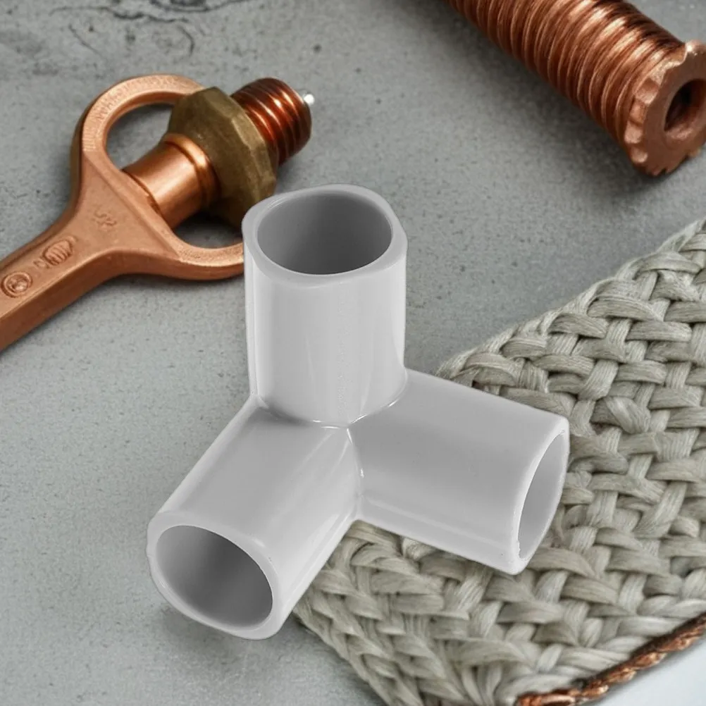 6Pcs Baby Indoor Protective Fence Accessories 3 Way Plastic Pipe Connectors Stable Safety Playpen Replacement Fittings