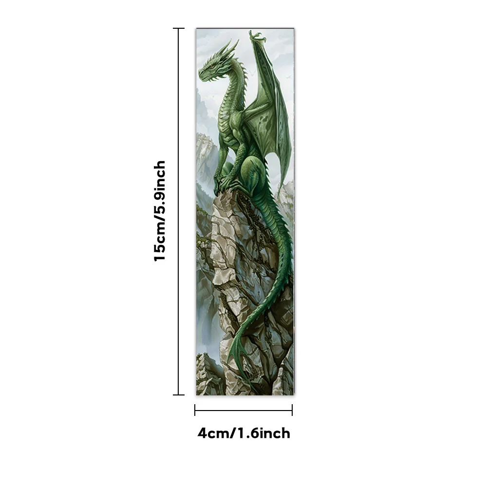 32pcs, Surreal Dragon-Themed Bookmarks, Ideal for Teachers, Readers, and Book Lovers, Perfect Birthday and New Year Gift