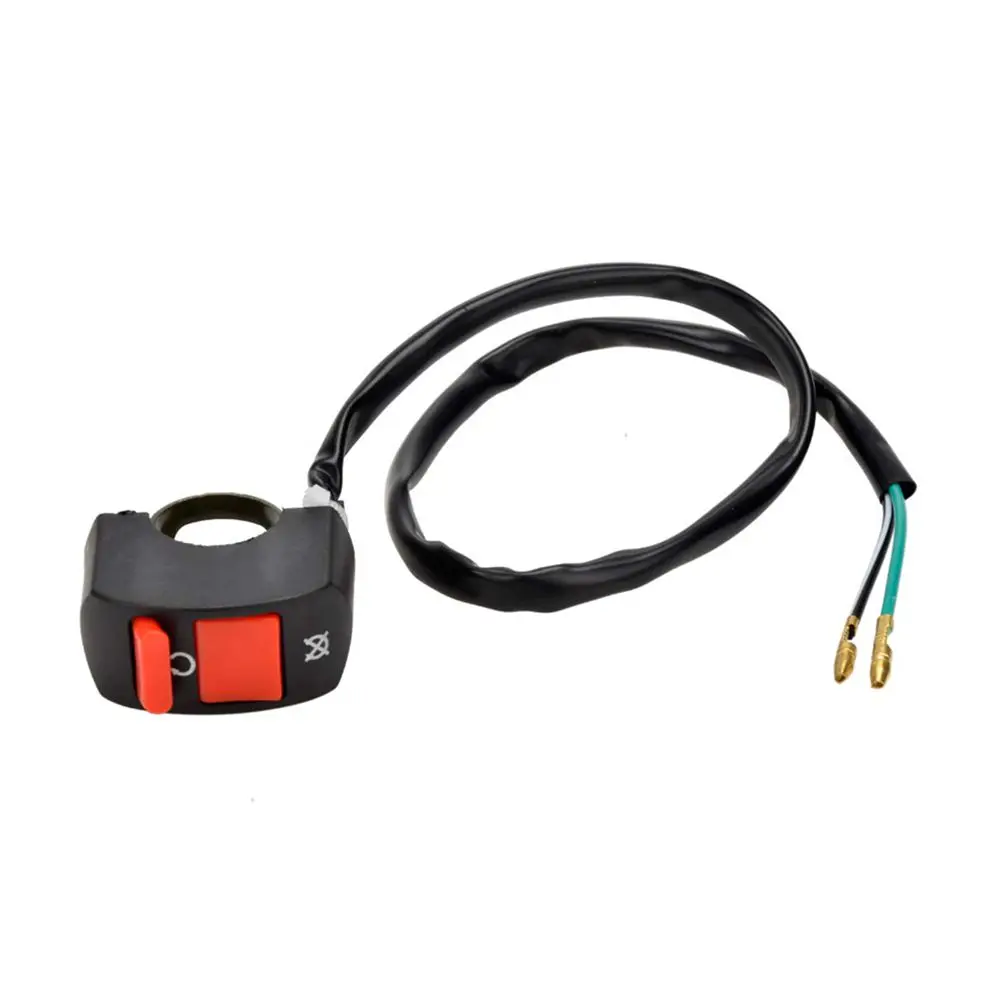 7/8'' 22mm Handle Bar Parts Kill On Off Switch For ATV Motorcycle Scooter Go Kart Engine Offroad Enduro Dirt Bike Mini Bikes