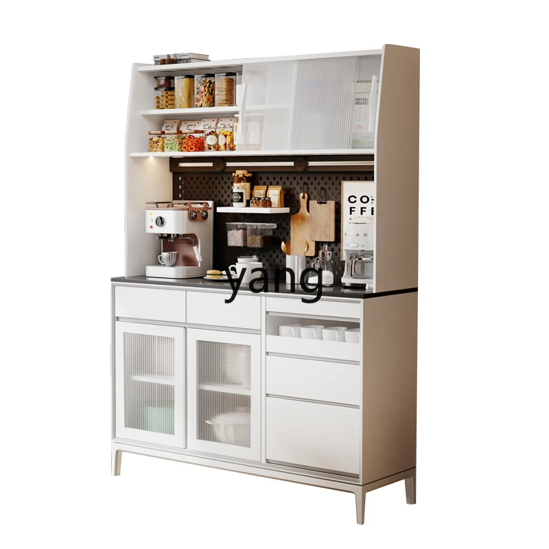 

CX dining side high cabinet integrated against the wall modern simple light luxury household kitchen tea cabinet