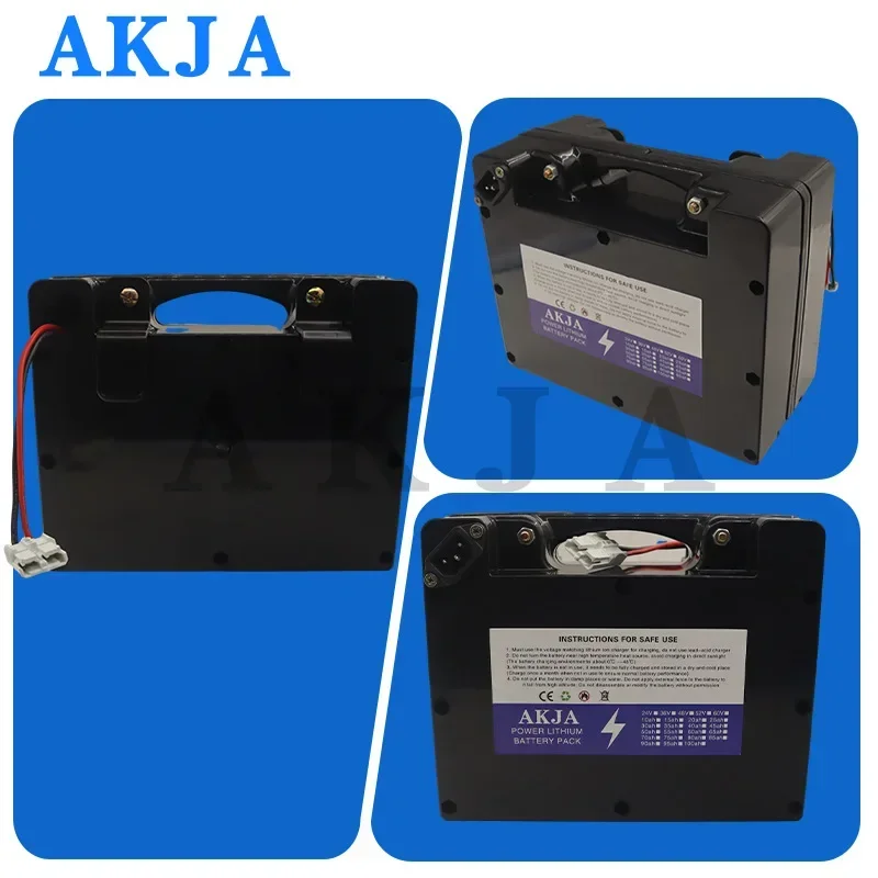 Air transport New Full Capacity Power 18650 Lithium Battery 24V20-70ah Lithium Battery Pack Suitable for 250-2000W+ Charger