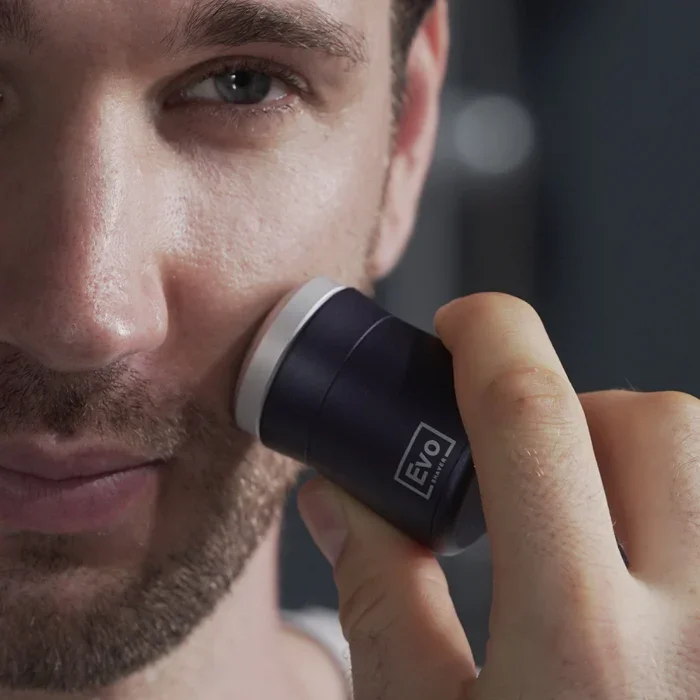 Ultra-Compact Smallest Electric Shaver, EVO Shaver Pocket-Size Men's Razor, Portable Travel Shaver for Beard Trimming