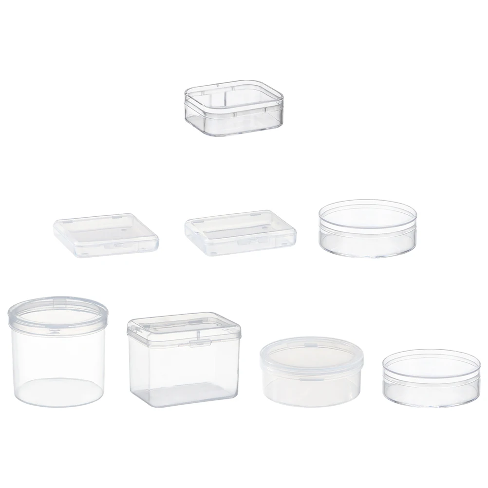 

8 Pcs Toiletries Powder Puff Storage Box Sponge Holder Cushion Makeup Sponges