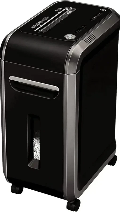 

zz crossscut paper shredder for office and home, black/gray, 99ci, 18 sheet, 100%, 3229901