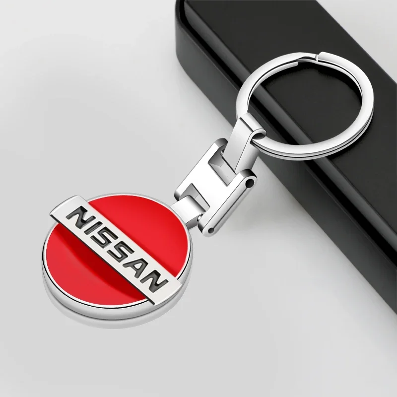 سلسلة مفاتيح معدنية من الجلد سلسلة مفاتيح شارة السيارة لنيسان ألتيما جوك مورانو باثفندر روج سنترا فيرسا Teana ملحقاتها #5