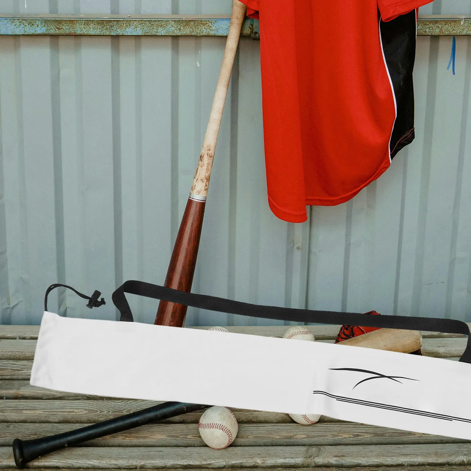 Baseball Bat Pouch Soft Lint Interior Non-Slip Protection Bat Carrier for Travel Training and Gifting Baseball Stick Case