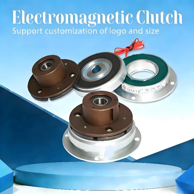 New Single-Plate Dry Industry Electromagnetic Clutch with Bearing Core Precision Torque Control OEM/ODM for Packaging Equipment