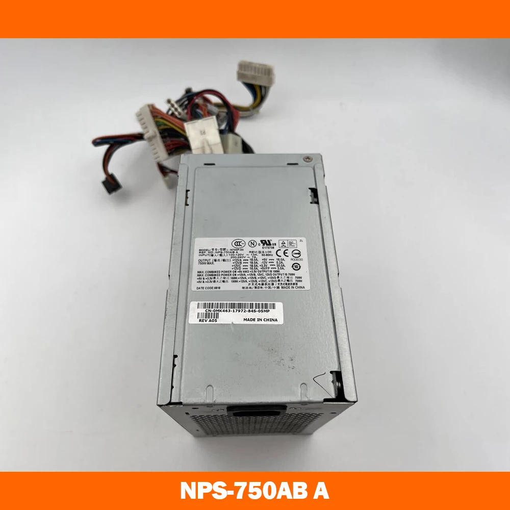 750W Power Supply For DELL Precision 490 690 SC1430 U9692 JK933 MK463 N750P-00 NPS-750AB A