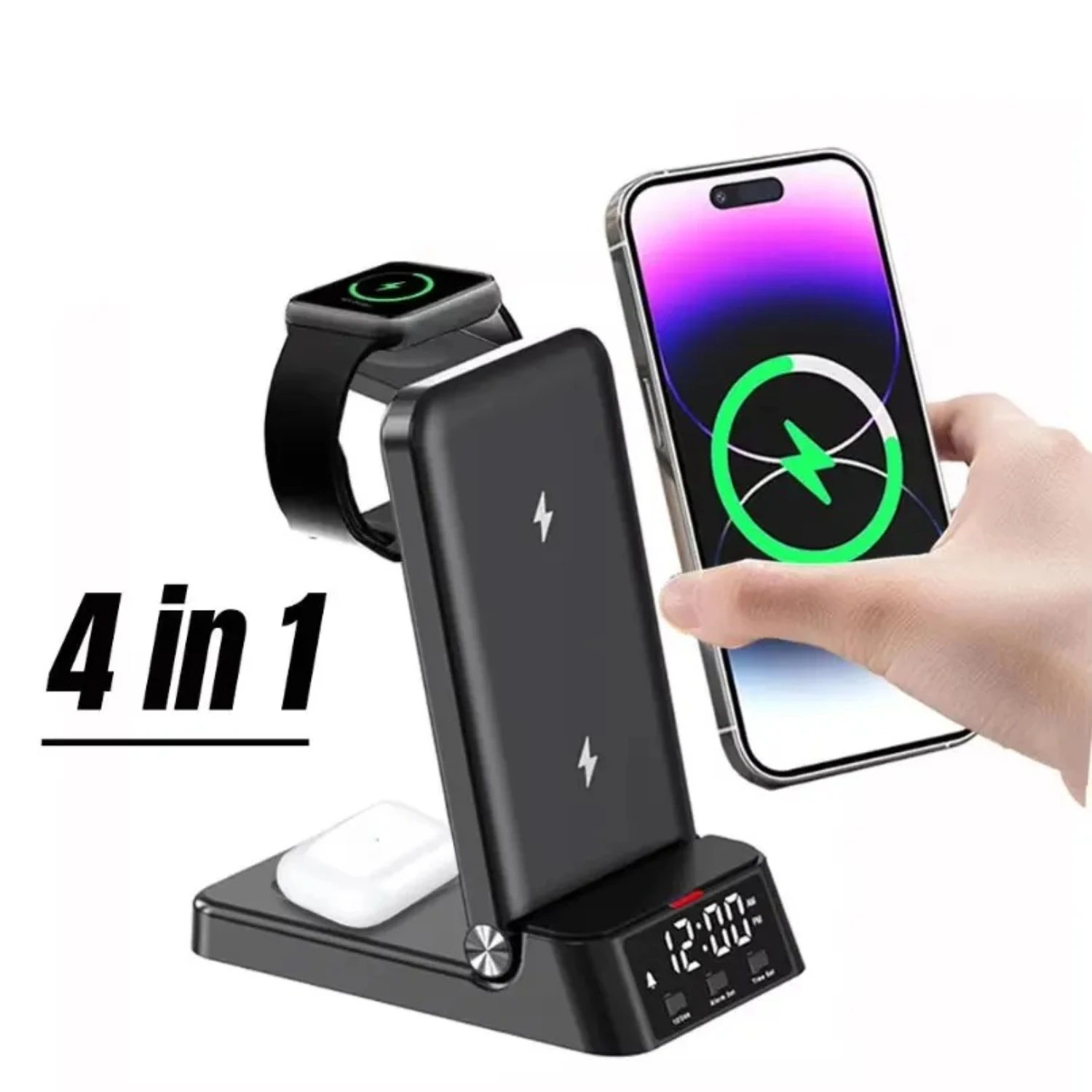 foldable-4-in-1-wireless-charger-alarm-clock-for-iphone-17-16-15-14-13-12-apple-watch-11-2-airpods-pro3-2-fast-charging-station