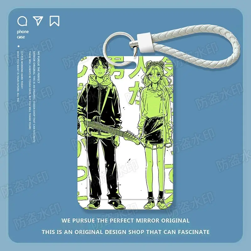 Oosawa Aya Koga Mitsuki Keychain Women Set Card Key Chain Men Key Holder Couples It\'s Not The Opposite Sex I Care about Keyring