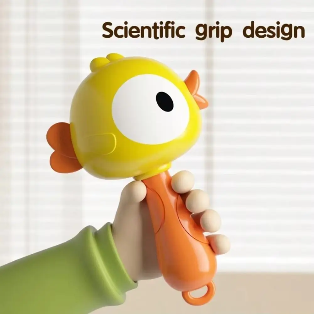

Plastic Children Frog Sand Hammer Soft Interactive Instrument Sand Hammer Potable Appease Duck Sand Hammer Toy Cartoon