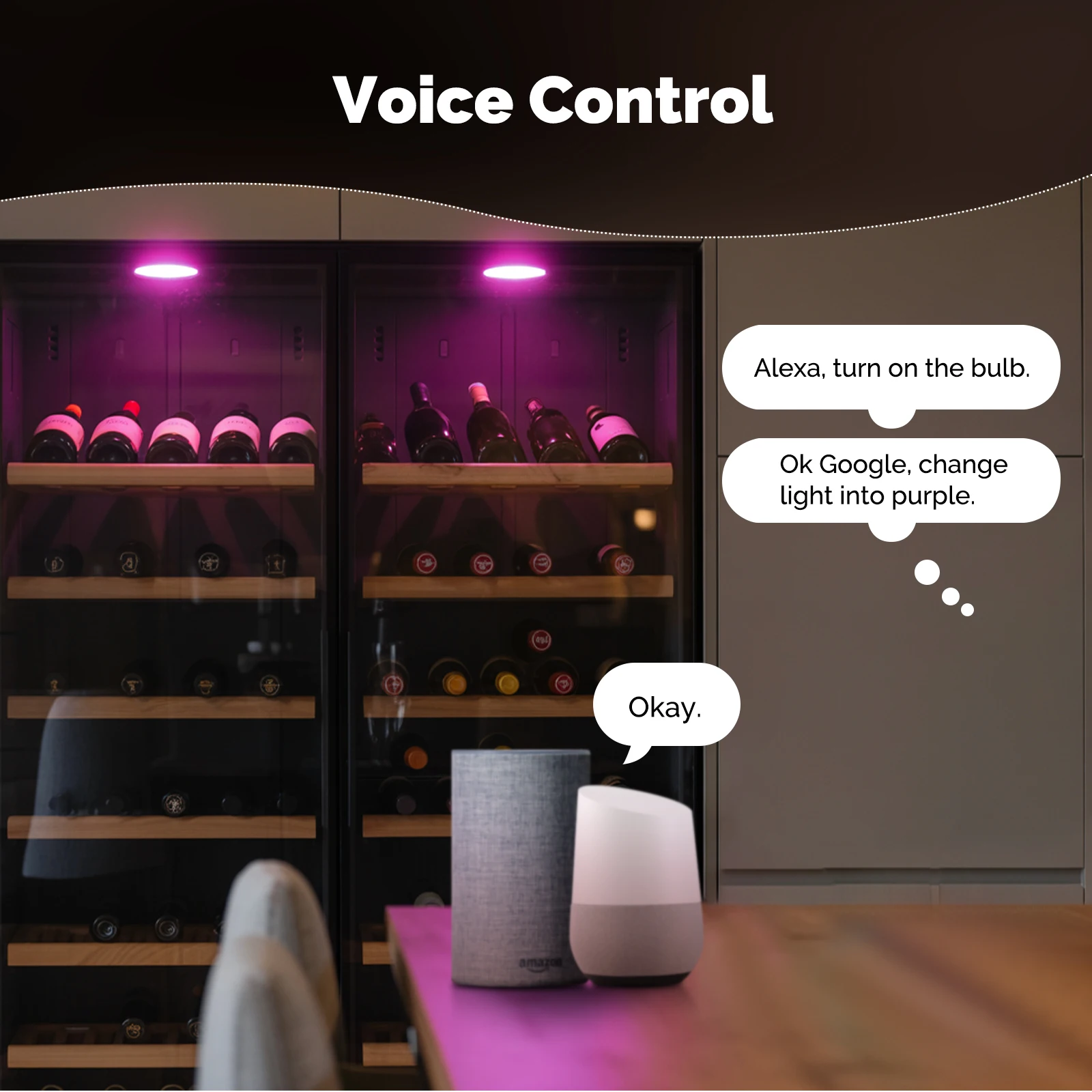 MOES Tuya ZigBee lámpara LED inteligente GX53 bombilla que cambia de Color sincronización de música regulable gabinete de restaurante funciona con Alexa Google Home
