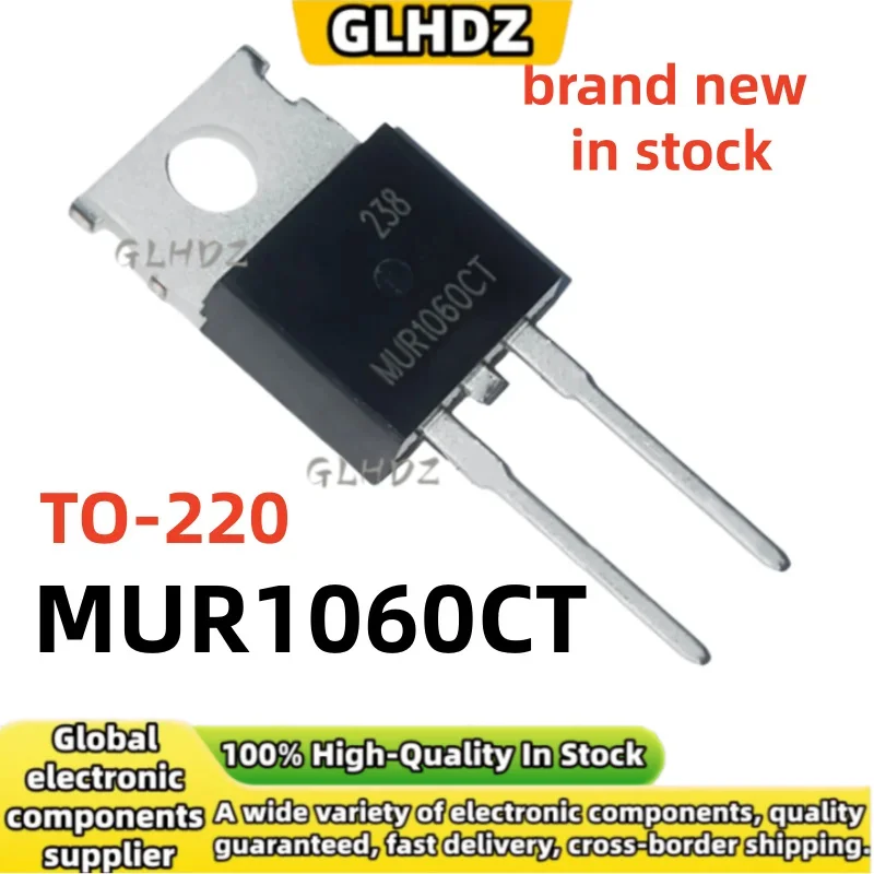 10--30PCS MUR1060CT TO-220 Quickly restore the diode TO220 In the warehouse