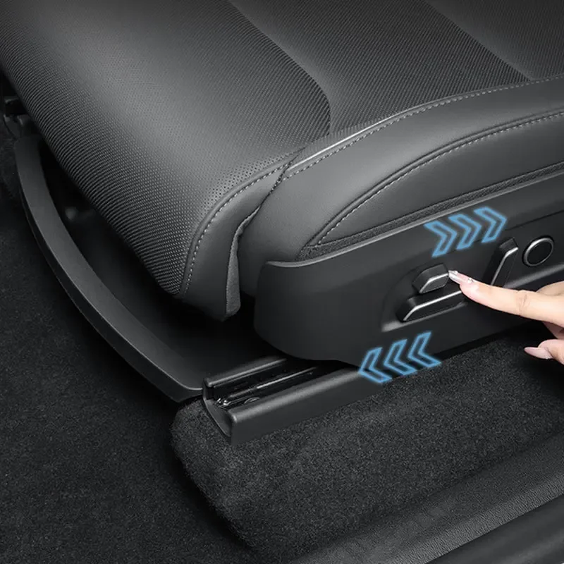 Auto-Zubehör Autositz-Aufbewahrungsbox für Tesla 2025 Model YL 6-Sitzer Unter-Sitz TPE-Schublade Vorder- und Rücksitz-Organizer-Box – Detail 5