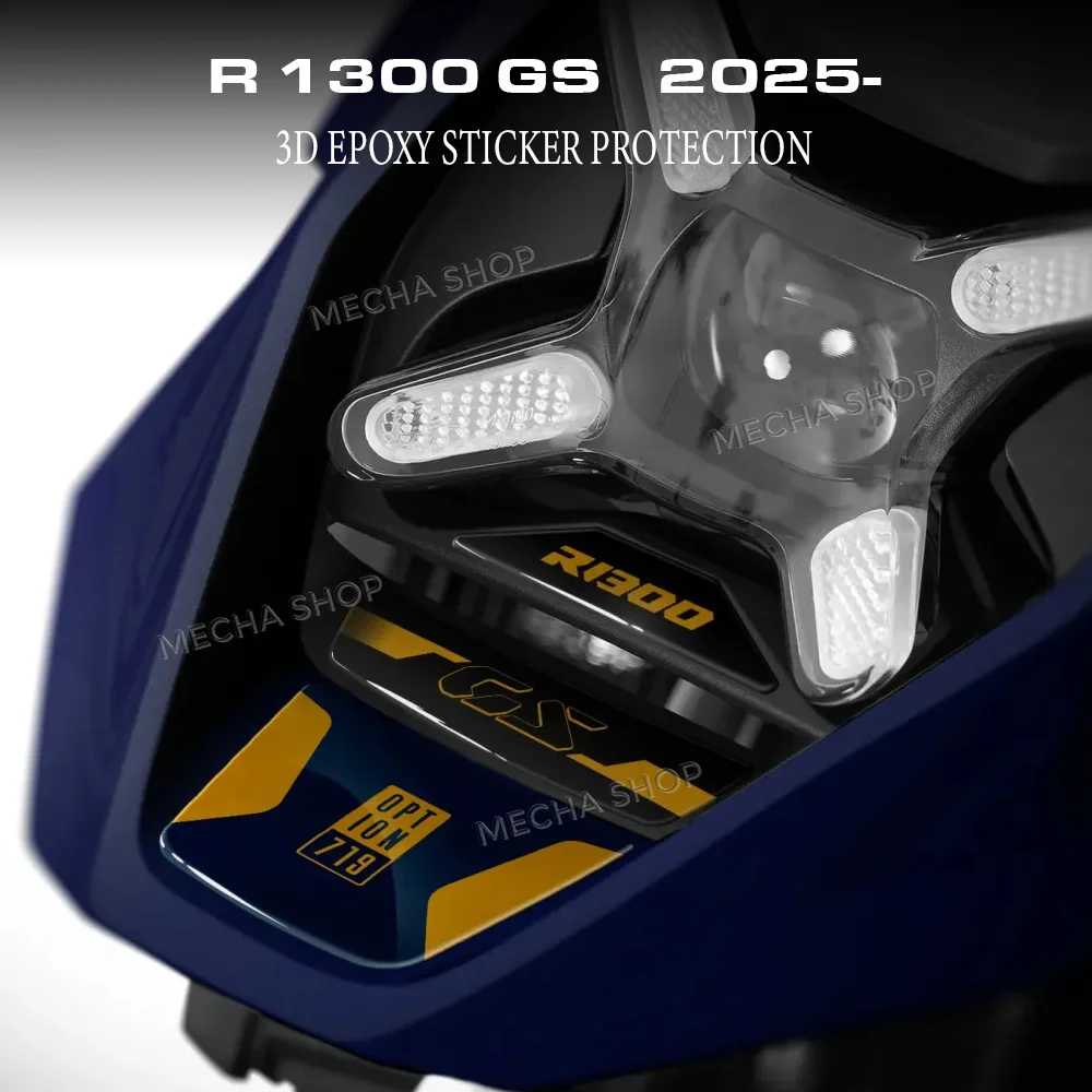 

For R1300GS 2025 2026 3D Resin Sticker Protection Kit Motorcycle Waterproof Front Sticker