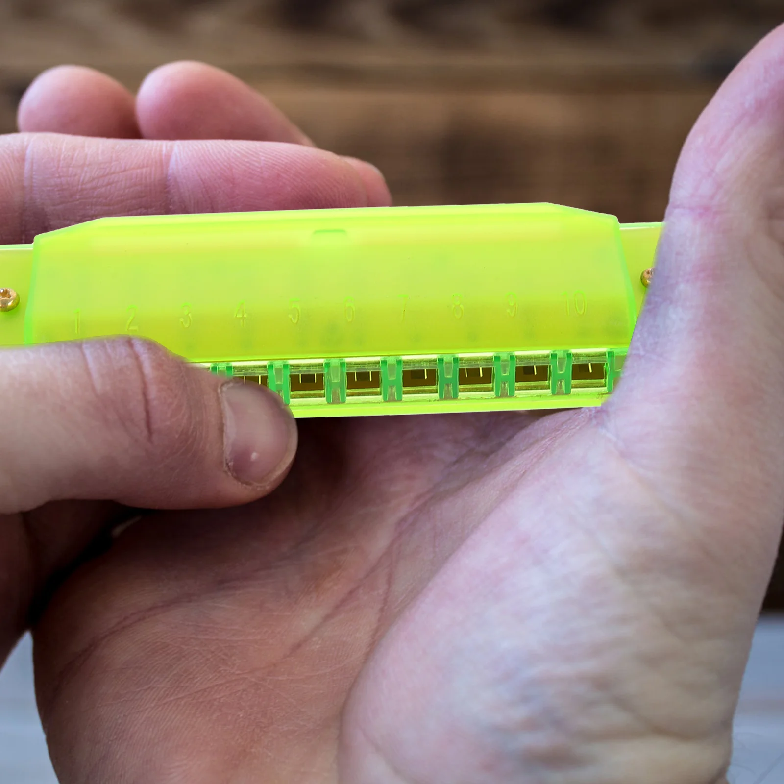 

The Harmonica for Beginners Toddler Instrument Kid Instruments Kids Musical Harmonicas Translucent