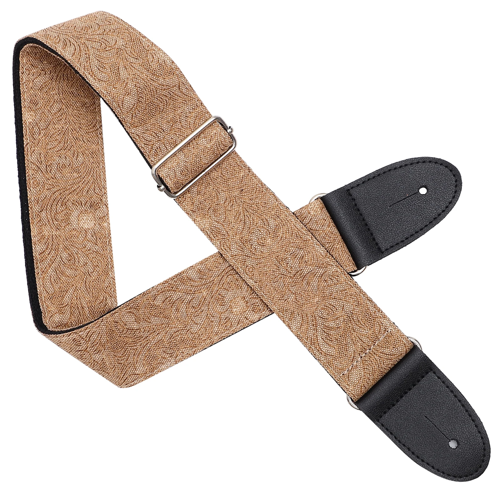 

Adjustable Guitar Strap Sling Electric Bass Shoulder Belt Pu Cotton Decorative Replacement Instrument Acoustic Ukulele Crossbody