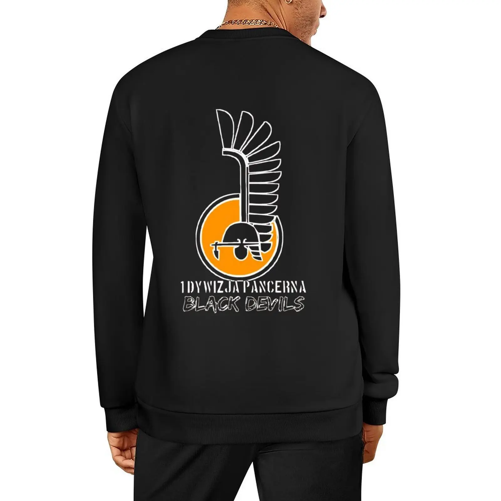 

1st Armoured Division - 1 Dywizja Pancerna Black Devils - Poland - Historical Classic Pullover men's sweat-shirt pullover