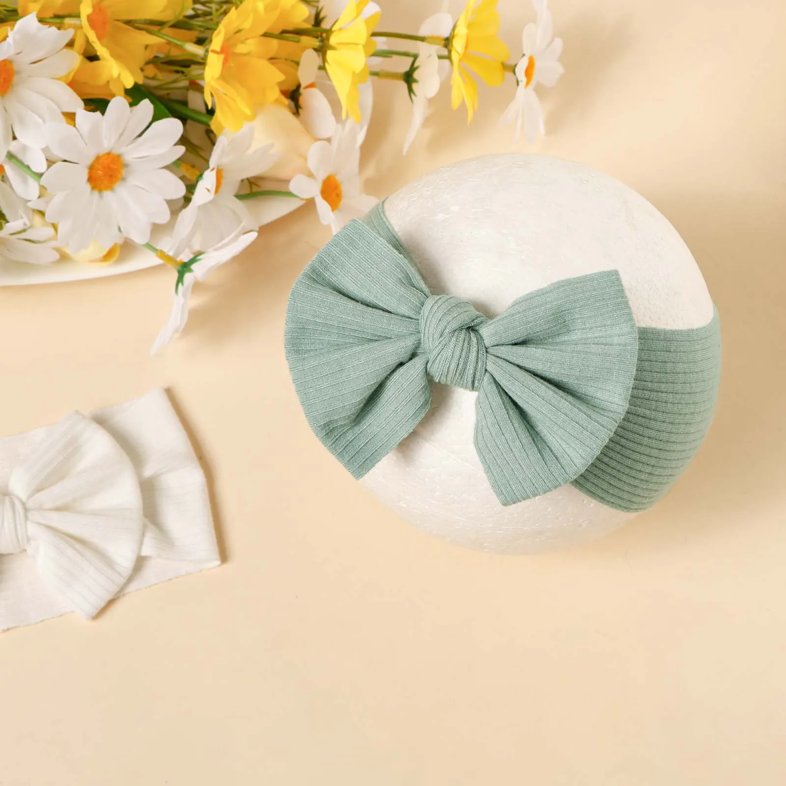 2 قطعة الطفل القوس عقال مريلة مجموعة شرائط القوس إكسسوارات الشعر لفتاة كشكش حافة تغذية مريلة الوليد طقم هدايا فستان طفل اكسسوارات #2