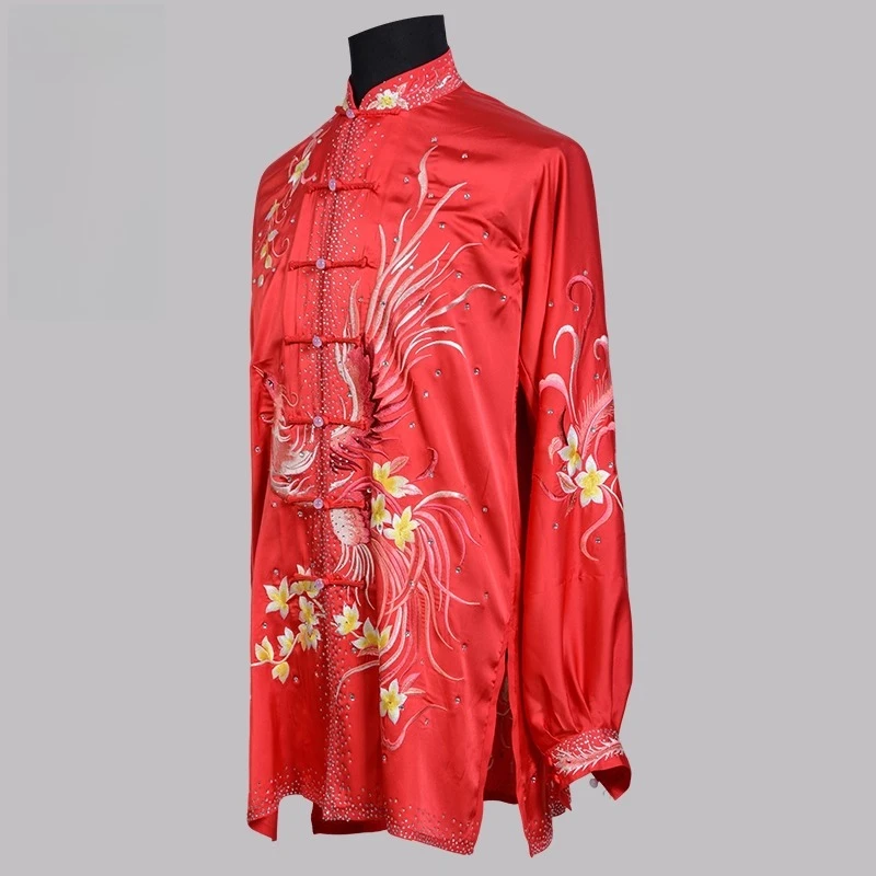 زي فنون الدفاع عن النفس المخصص المطرز بدلة تاي تشي زي الكونغ فو الفاخر لعروض المسابقات والارتداء اليومي