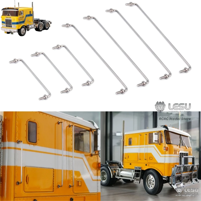 1/14 RC Truck Globe Liner Cab Protection Bars Cabin Decoration For Tamiya 1/14 RC Tractor Truck Accessories Parts LESU GW-K011