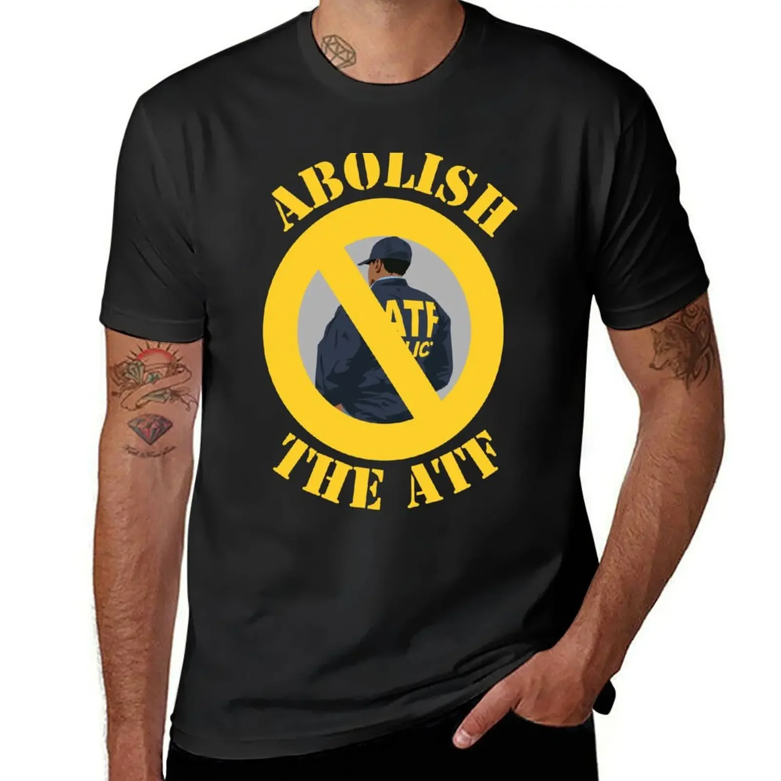 

Abolish the ATF T-Shirt animal prinfor boys quick drying plus size clothes street wear men clothings