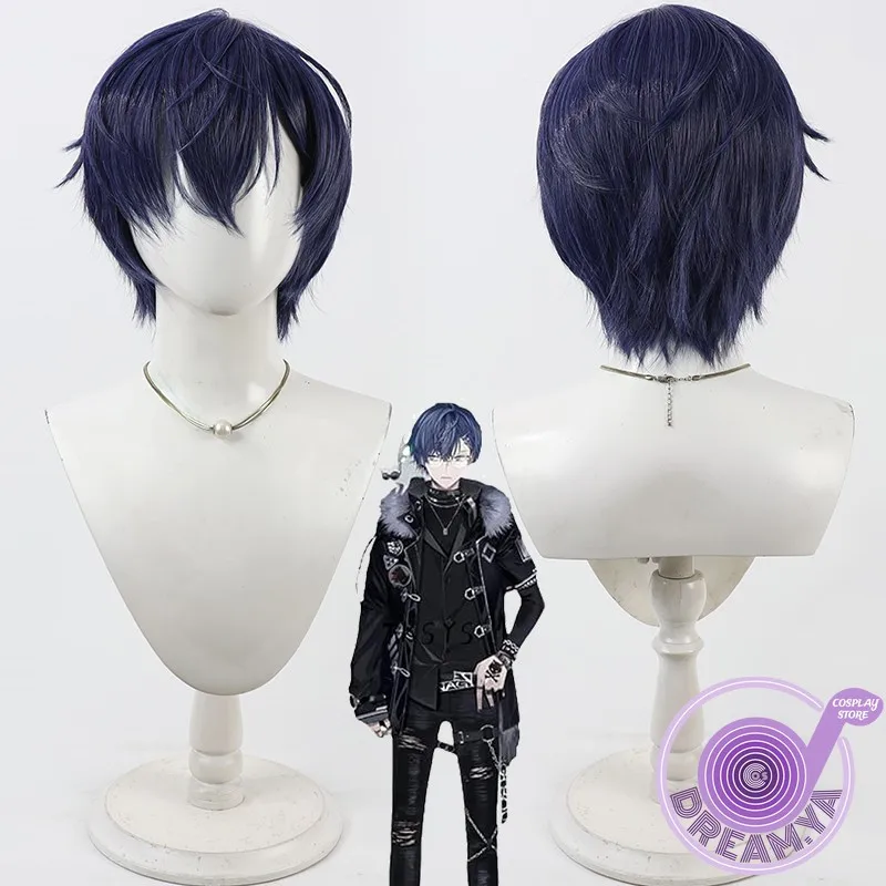 Koyanagi Rou Косплей Парик Vtuber Темно-Синий Короткие Термостойкие Синтетические Волосы Хэллоуин Ролевые Игры Вечеринка Карнавал + Бесплатная Кепка Для Парика Koyanagi Rou Косплей Парик Vtuber Темно-Синий Короткие Термостойкие Синтетические Волосы Хэллоуин Ролевые Игры Вечеринка Карнавал + Бесплатная Кепка Для Парика