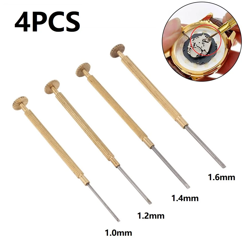 Screwdriver Watch Screwdrivers Studio Workshop 4pcs/set Long Service Life Resist Oxidation Small And Convenient