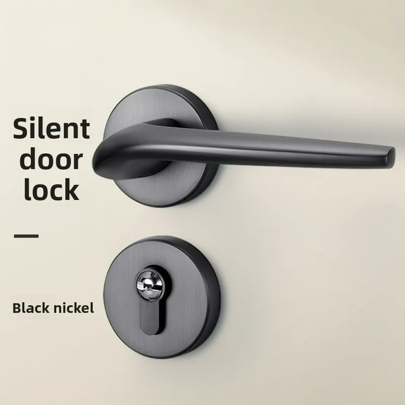 Modern Minimalist Interior Room Door Lock Minimalist Bedroom Door Lock Split  Silent  Wooden Door Lock