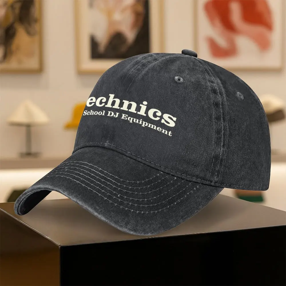 Vintage Exquisite Technics Retro Equipment Pattern Print Baseball Cap - A Very Stylish Hat, Unisex, the Preferred Accessory for