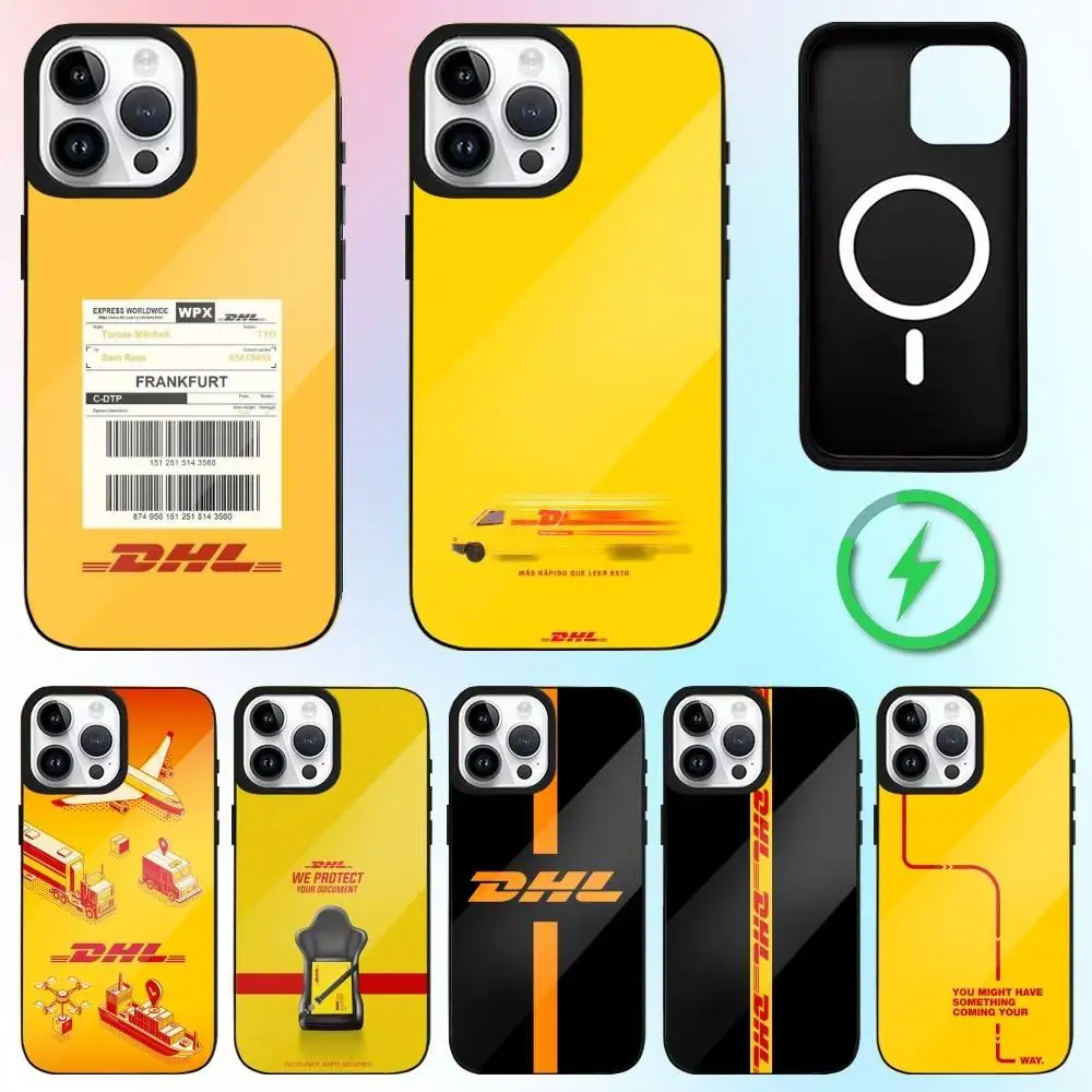

Brand DHL Phone Case For iPhone17,16,15,14,13,12,11 Plus,Pro Max Magnetic Magsafe Wireless Charging