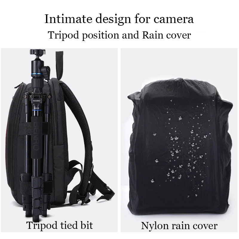 Multi-functional Camera Backpack Video Digital DSLR Bag Waterproof Outdoor Camera Photo Bag Case for Nikon/ for Canon/DSLR