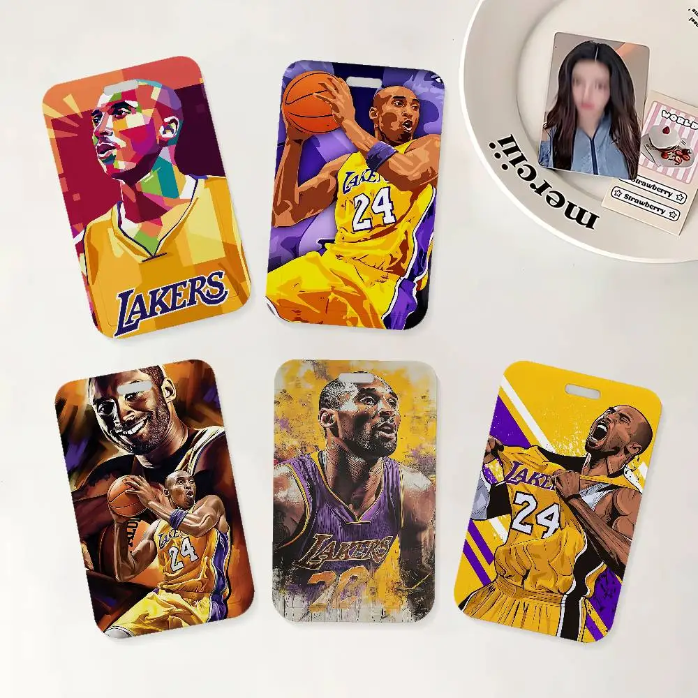 Cool K-Kobe B-Bryants ID Badge Holder With Lanyard Neck Strap For Office School Name Card Credentials Case
