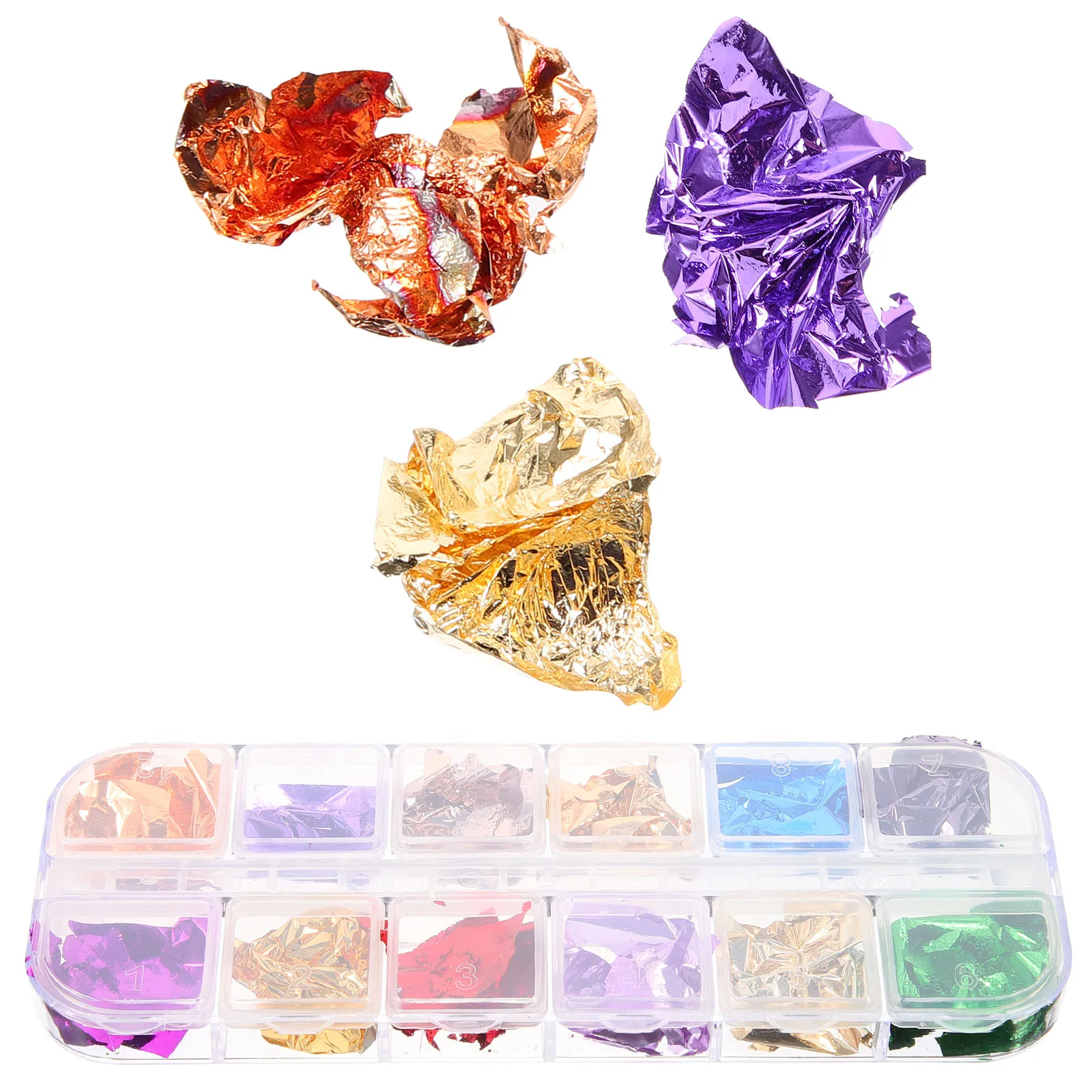 

Premium Crafts Flakes For Epoxy Resin Craft Fillers Metallic Foil Decor Handmade Odorless Foil Craft Decorations Safe Material