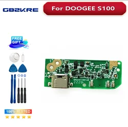 New Original DOOGEE S100 USB Board Base Charging Port Board With Microphone For DOOGEE S100 Smart Phone