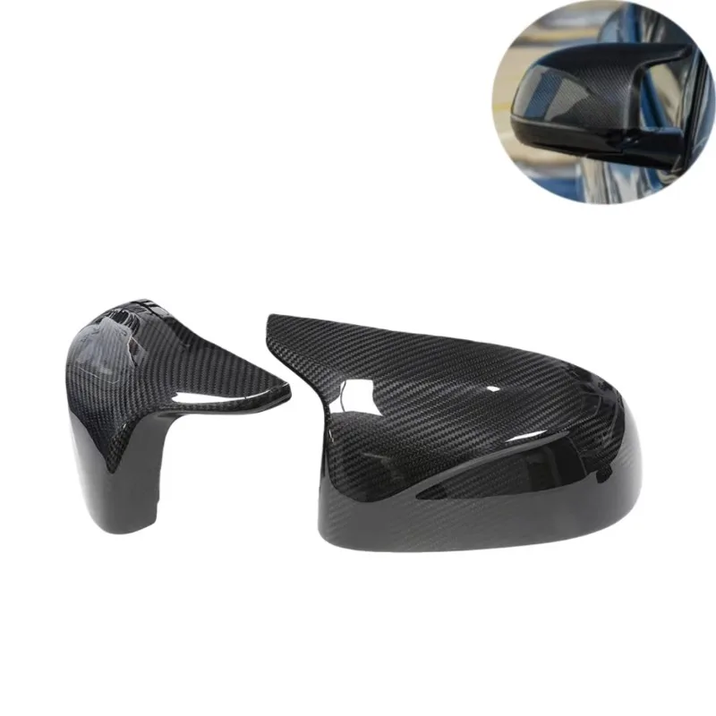 

Карбоновая крышка зеркала заднего вида автомобиля для X3 X4 X5 X6M F95 F96 F97 F98, крышка зеркала из углеродного волокна