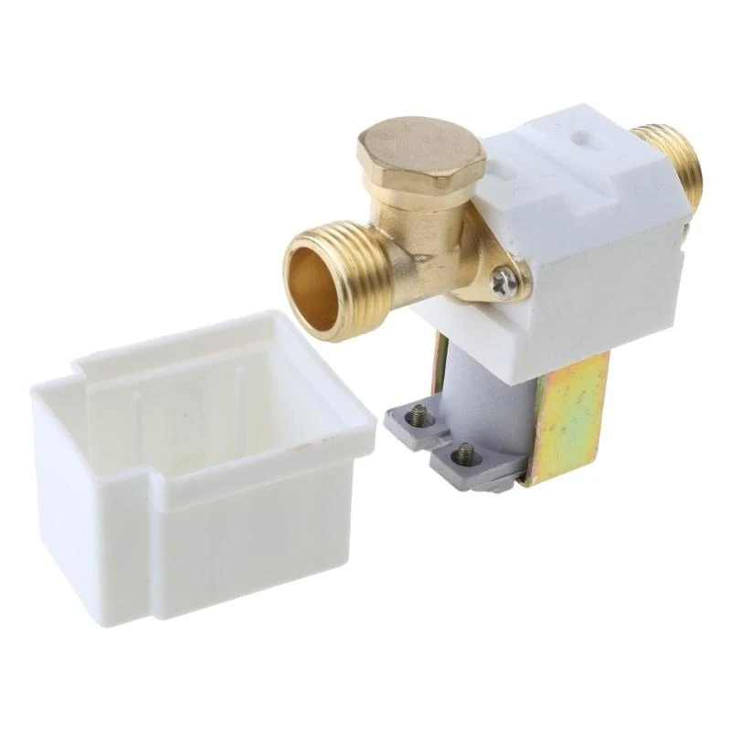 ملف لولبي كهربائي بوصة لصمام هواء الماء N/C مغلق عادة لتيار مستمر 12 فولت Ne جودة عالية