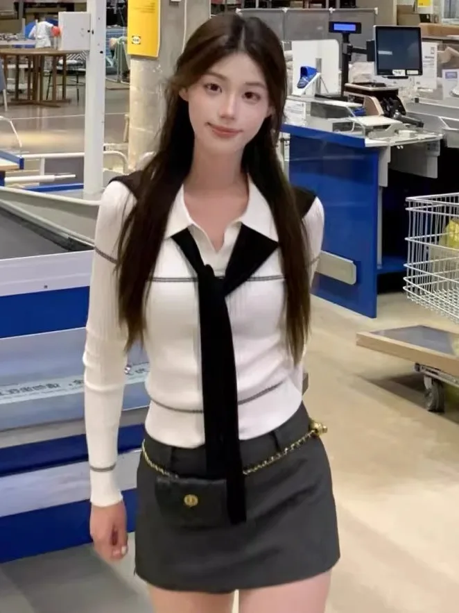 

Briti Sle Collar Knitted irt Women's Autumn Winter Slim Fit Long Sve Base irt Color Blo Soft Medium Thin