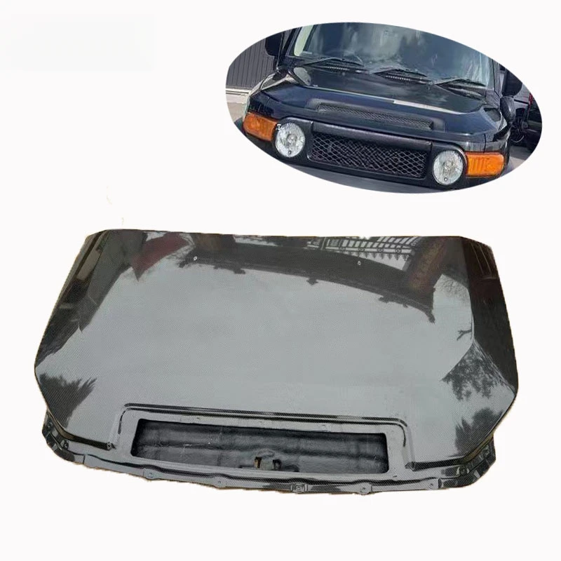 Hot selling Vented Carbon Fiber Engine Hood Fit FJ Cruiser, Auto Exterior Modification Accessories