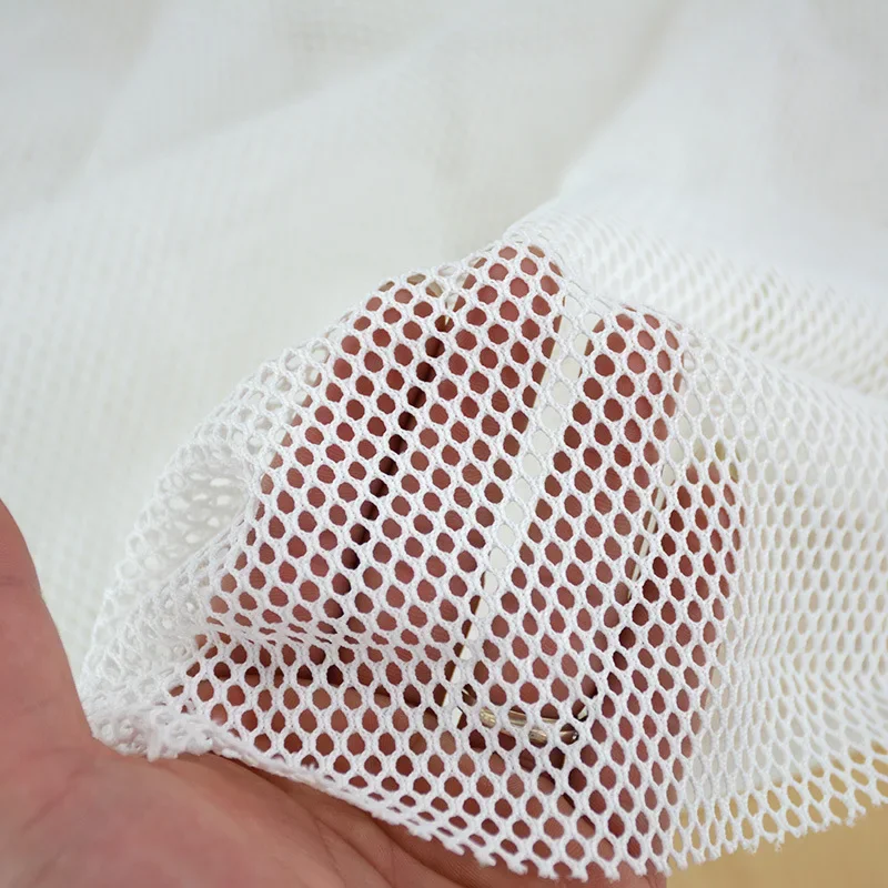 

1meter Polyester Protective Net Fabric Honeycomb Mesh Fabric For Sewing T-shirt Sportswear Knitted Lining Fabric Cloth