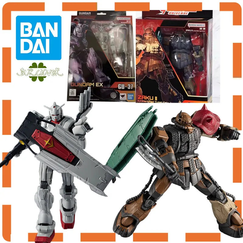 

Bandai Genuine Original GU FINISHED PRODUCT SERIES ORDINARY EDITION GU-38 ZAGU II SOLARI MACHINE Action Figure Toys For Boy