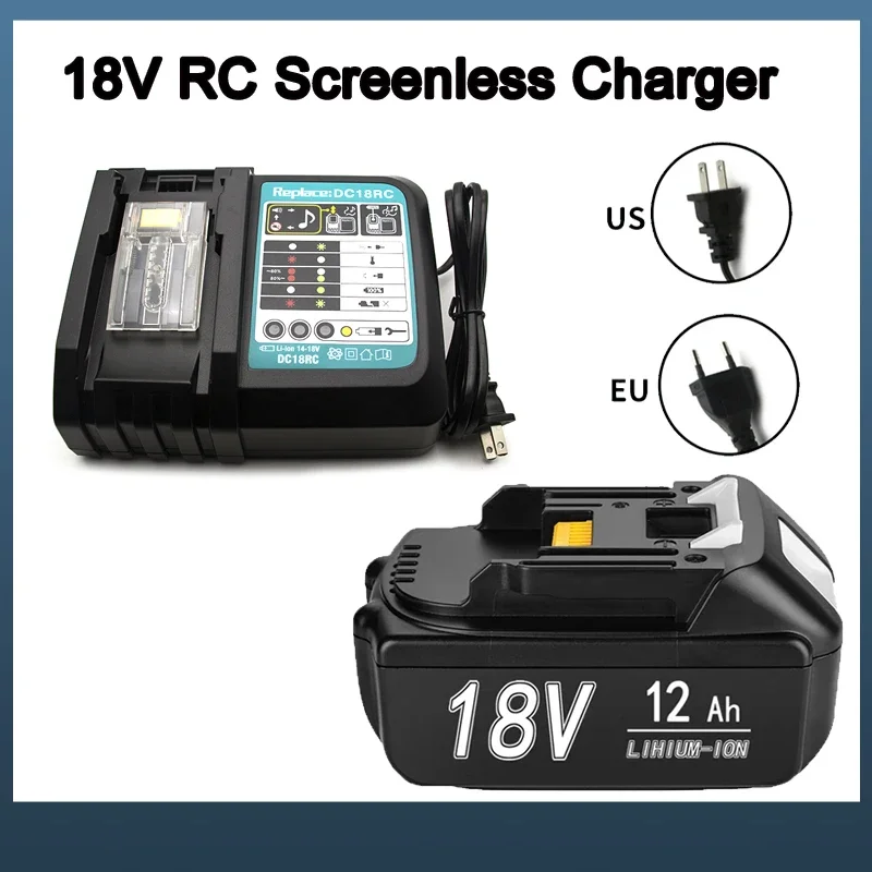 18V for Makita battery+DC1BRC charger rechargeable lithium-ion battery replacement MAKITA BL1880 BL1860 BL1830