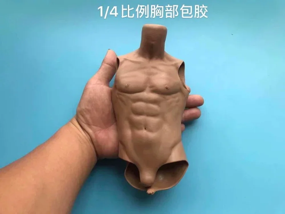 1/4th The Kung Fu Lee Half Rubberized Chet Vest Stronger Muscle Body For 1/4th Body Doll Figure DIY Collect