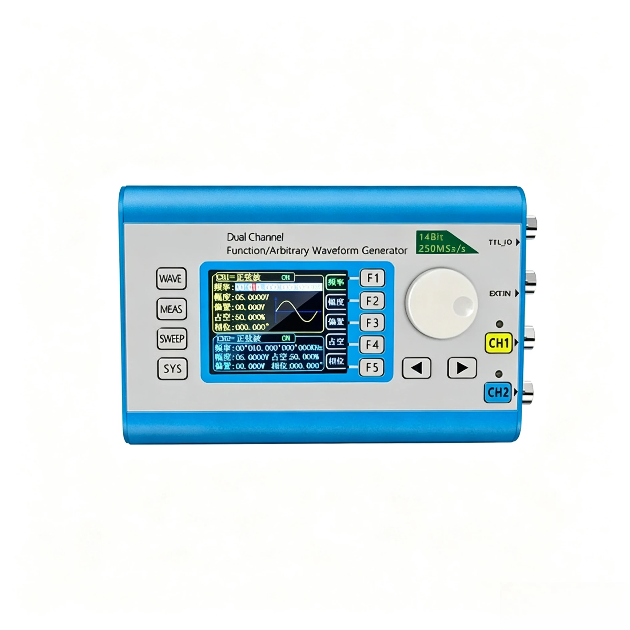 FY2300 FY6300 Dual Channel DDS Function Arbitrary Waveform Signal Generator Frequency Counter DC 5V±0.5V Signal Source