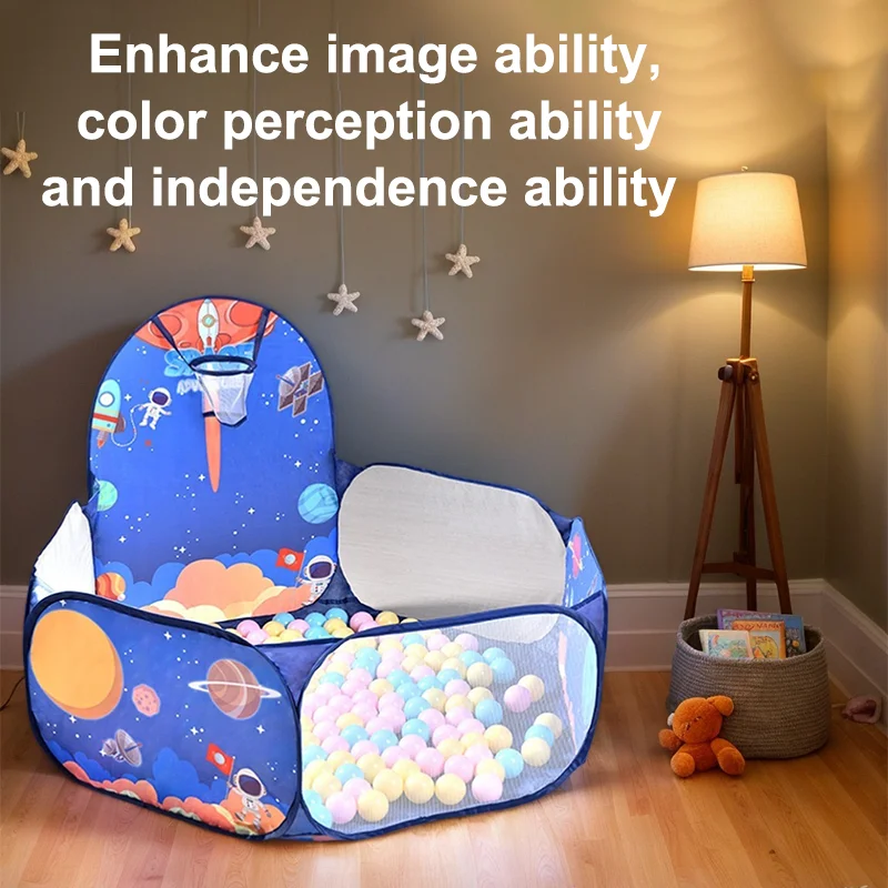 Tapis de jeu de gymnastique hexagonal pour enfants, 120cm, avec cerceau, Portable et pliable, aire de jeux pour enfants, parc éducatif pour Sport d'intérieur pour bébés