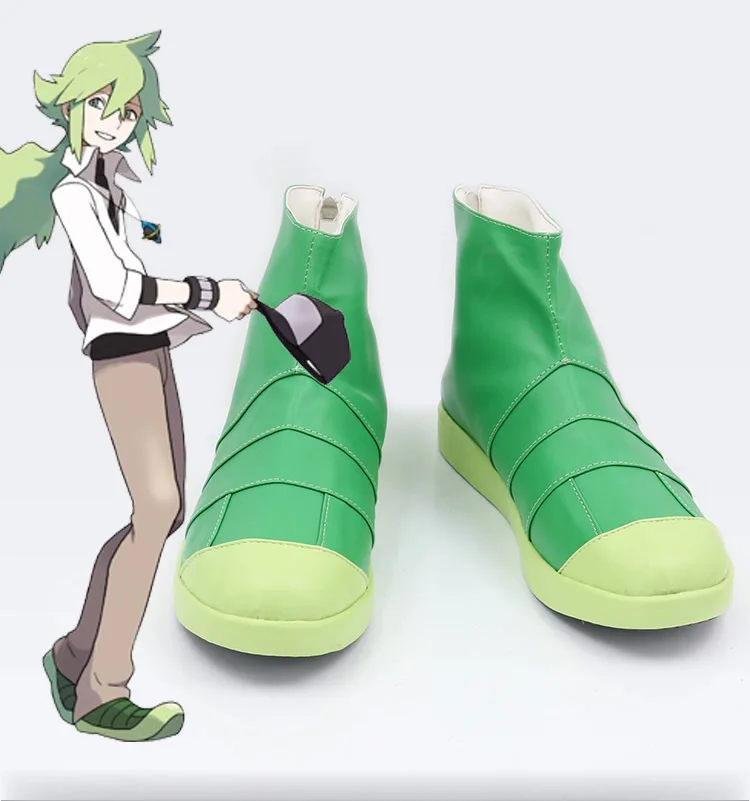 

N натуральный гармоник Gropius обувь для косплея ботинки аниме игра карманный монстр черно-белые карнавальные ботинки на Хэллоуин на заказ