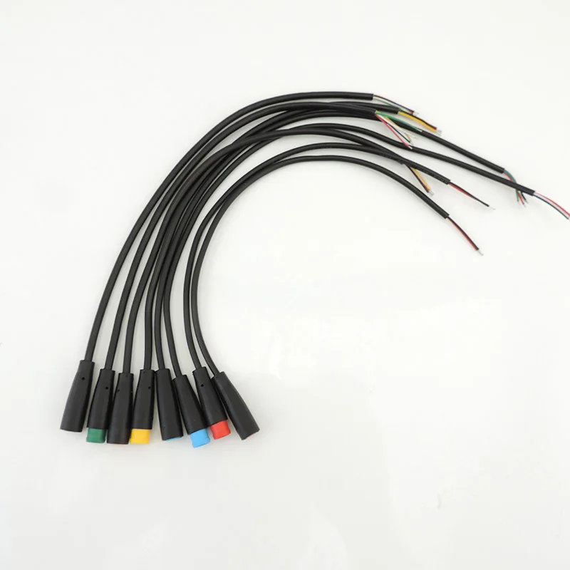 1 Paar Vrouwelijke Mannelijke Stekker 2 3 4 5 6-Pins Elektrische Voegplug Waterdicht Voor Ebike Display M8 Kabel Optionele Connector E1