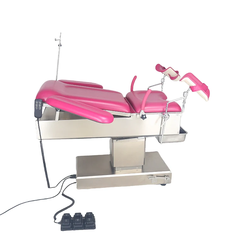 Table d'opération électrique médicale, lit d'opération, table de théâtre d'opération chirurgicale
